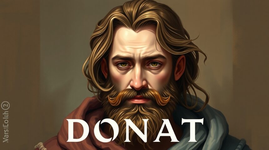 A Donát név jelentése és eredete férfi portrén