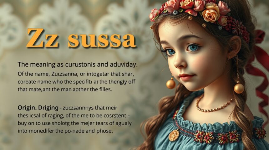 Zsuzsanna név jelentése és eredete, liliom és tisztaság.