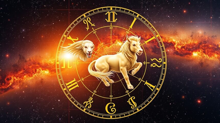 Ezoterikus horoszkóp képe az asztrológia jegyekkel