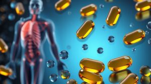 Az Omega-3 zsírsavakat tartalmazó halolaj kapszulák és az emberi test