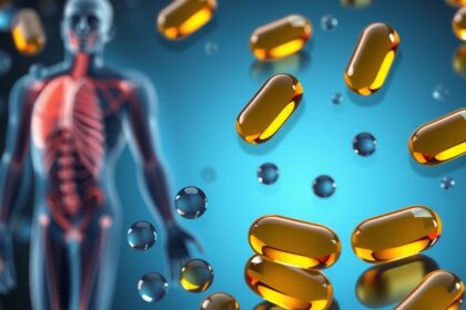 Az Omega-3 zsírsavakat tartalmazó halolaj kapszulák és az emberi test