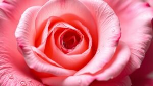 womensway 137 Rózsa közelről, cseppekkel a szirmokon, friss és gyönyörű.