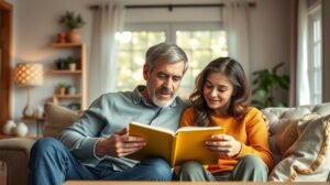 womensway 132 Párhuzamosan tanuló pár, közeli kapcsolatot erősítve könyv olvasása közben.