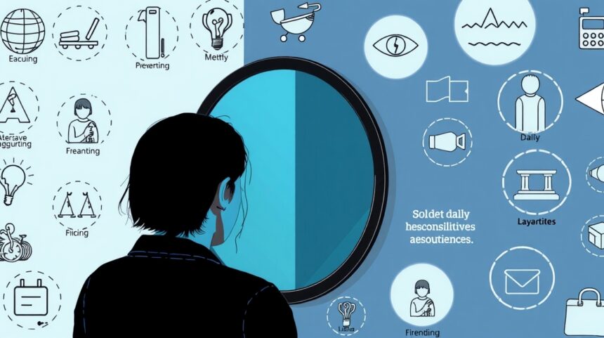 Ember tükör előtt, szimbólumok a mindennapi döntésekről és hatásokról