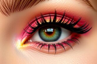 Hosszú tartós szemsmink élénk színekkel és álomszép szempillákkal.