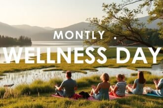 Emberek pihennek a természetben a wellness nap keretében.