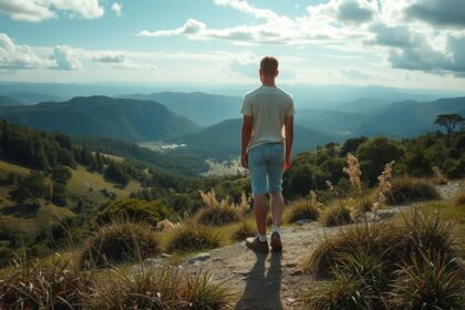 Férfi a hegyekben, önismereti kaland keretében