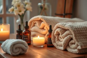 Otthoni wellness naphoz szükséges kellékek, gyertyák és illóolajok