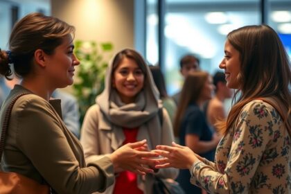 Nők beszélgetnek a társas kapcsolati etikett fontosságáról