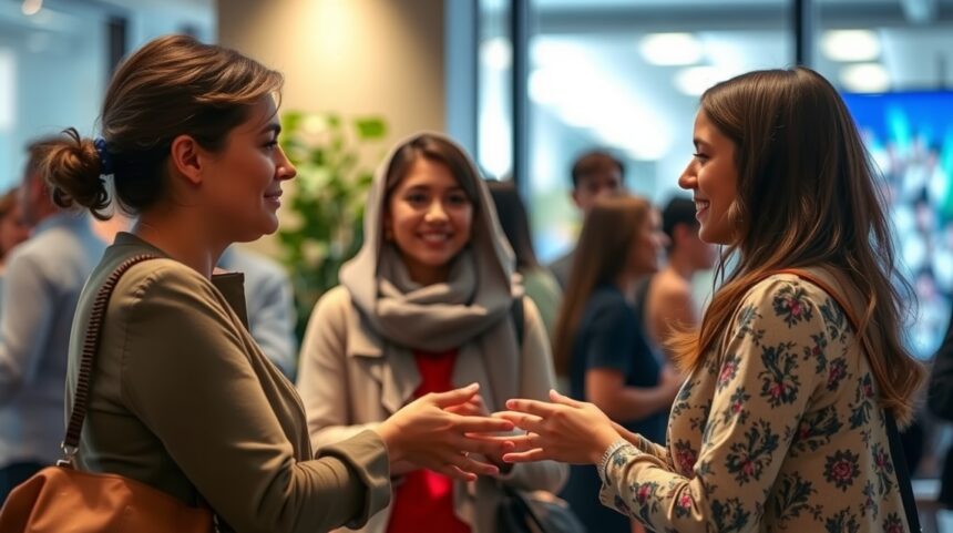 Nők beszélgetnek a társas kapcsolati etikett fontosságáról