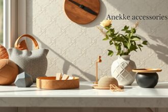 Anekke stílusos kiegészítők egy világos, modern enteriőrben.
