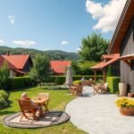 Szép, gyerekbarát nyaraló udvar Magyarországon családi pihenéshez