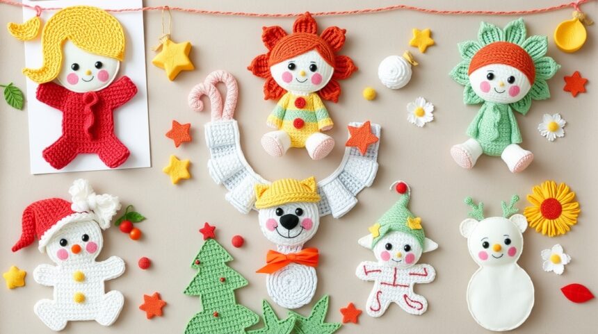 Kézműves ötletek babáknak az év minden szakaszára 1 Kézműves baba díszek különböző évszakokra, színes és kreatív ötletek.