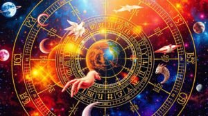 Asztrológiai ábra és horoszkóp elemzés