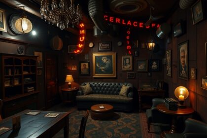 Egy szabadulószoba belső terének részlete.