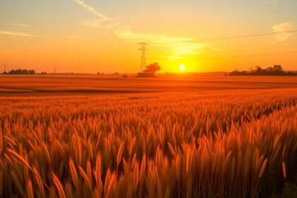 Naplemente búzaföldön, Aranka név inspiráló szépsége