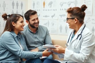 Pár beszélget szakértő orvossal a fogantatásról