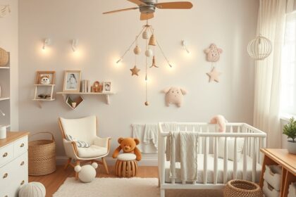 Babaápolási útmutatóhoz kapcsolódó baba szoba berendezés