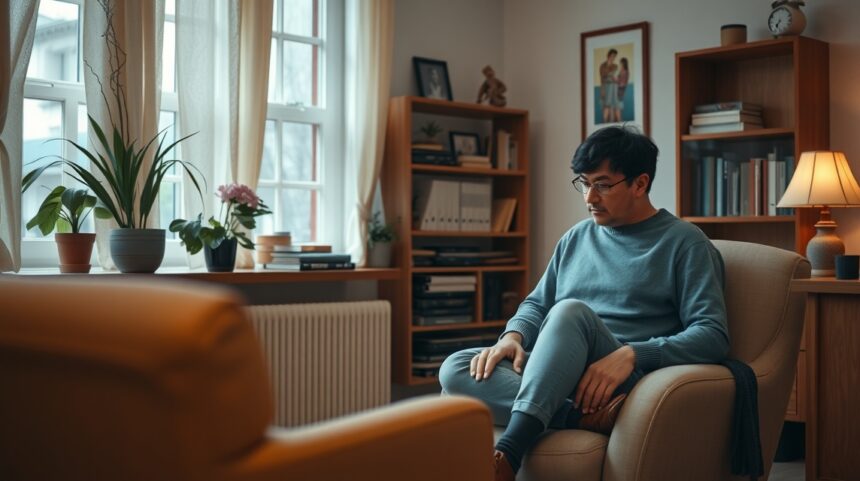 9 dolog, amit egy terapeuta szerint bánni fogsz szakítás után 1 Szakmai terápia során gondolkodó páciens egy kényelmes székben