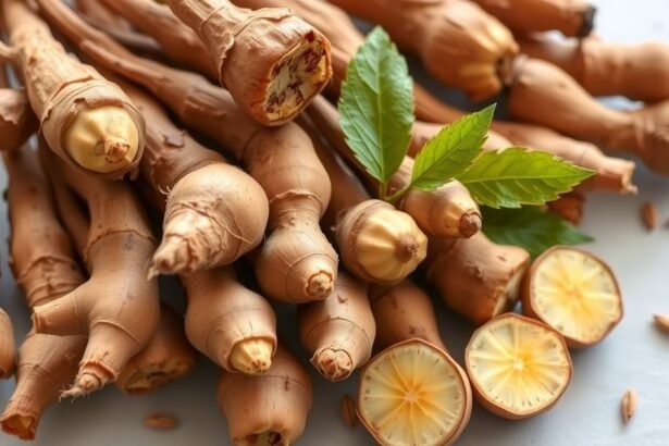 Ashwagandha gyökér, természetes gyógymód a stressz csökkentésére.