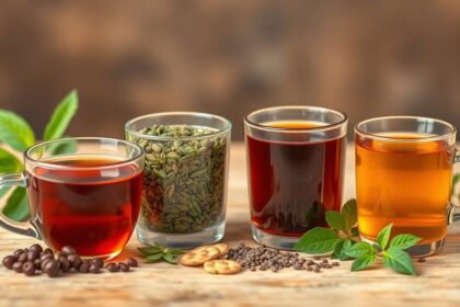 Különböző gyógyteák és gyógynövények az egészségért