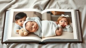 womensway 132 Családi fotóalbum baba és kisgyerek fényképekkel
