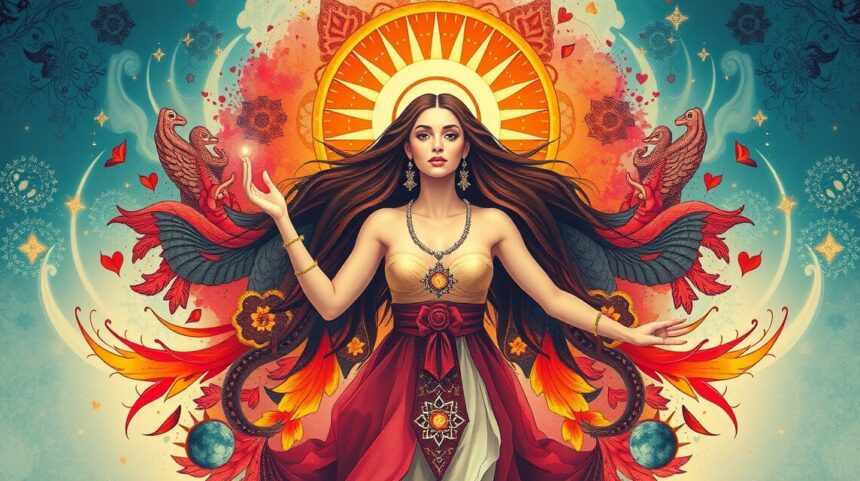 Női energia és sikeres randizás, isteni nő képe