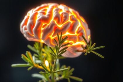 Rozmaring ág és fénylő agy szimbiózisa az egészségért