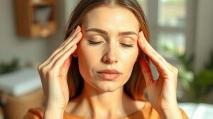 womensway 133 Fiatal nő arctorna közben, bőrápolás és relaxáció