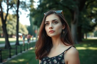 Nő a baráti zónában, elgondolkodva a kapcsolatokon