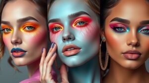 2025 tavaszi sminktrend: élénk színek és pasztellek