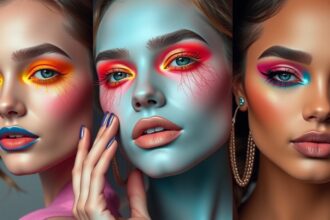 2025 tavaszi sminktrend: élénk színek és pasztellek