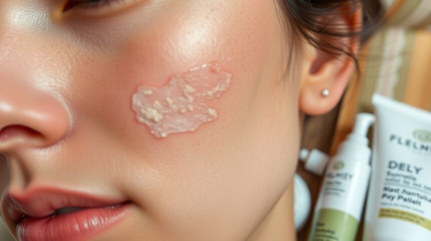 Hogyan azonosítsd és kezeld az arcbőr szárazságának korai jeleit? 1 Hidratáló arckezelés száraz bőrre, látható hialuronsavval.