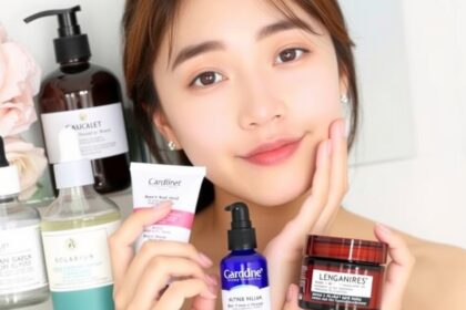 Koreai szépségápolási termékekkel készült bőrápolási rutin