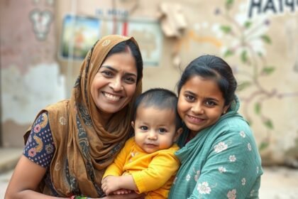 Anyukák mosolygós pillanatok kisbabákkal a mindennapokban.