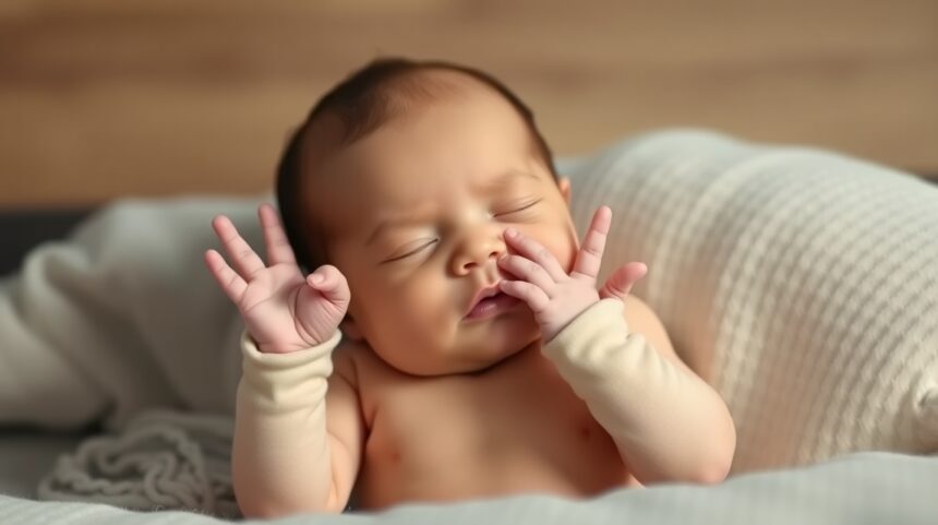 A baba újszülöttkori reflexei: Jelentésük és eltűnésük időpontja 1 Újszülött baba szopási reflexet bemutató pózban