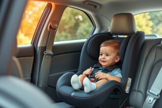 Autósülés választása kisbabával: válassz háttal rögzíthető, ECE R44/129 vagy i-Size jóváhagyású modellt, ISOFIX-rögzítéssel, állítható 5 pontos övvel és megfelelő súly-/magasságkategóriával. Ellenőrizd gyártási dátumot és helyes beszerelést.