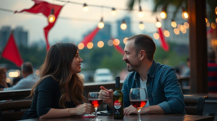 Hogyan ismerd fel a korai figyelmeztető jeleket egy kapcsolatban? 1 Párok kellemes időtöltése egy étteremben, figyelj a kapcsolat jeleire.