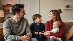 womensway 134 Családi pillanatgyűjtemény: szülők két kisgyerekkel