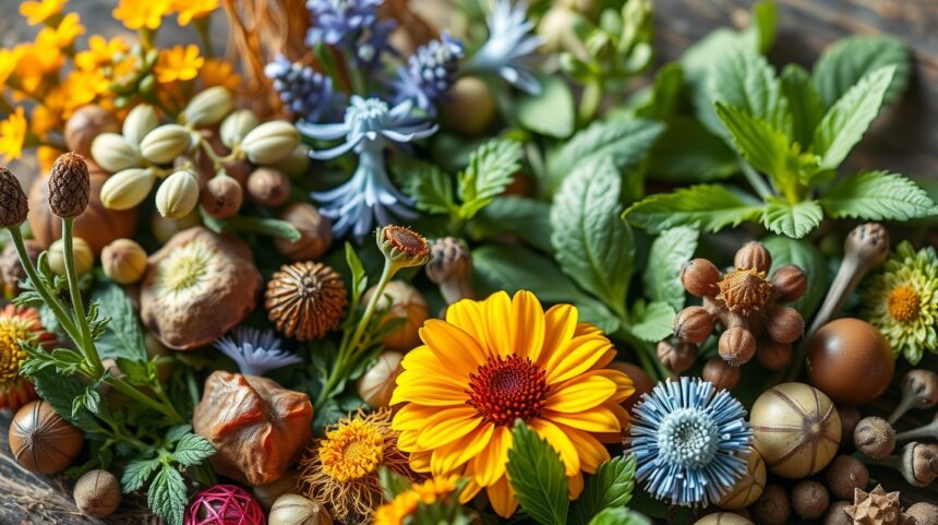 Gyógynövények és hatásaik a vitalitás növelésére 1 Színes gyógynövények és virágok keveréke az egészségért és vitalitásért
