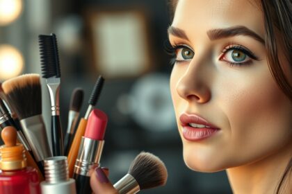 Profi sminkeszközök és technikák a tartós sminkhez.