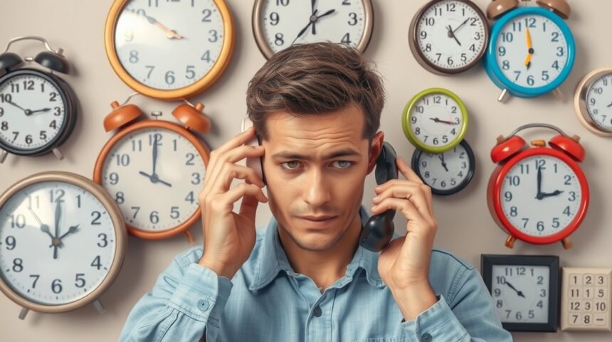 7 dolog, amit érdemes átgondolni, ha csak akkor keres, amikor önnek kényelmes 1 Fiatal férfi kétségbeesetten telefonál, különböző órák között