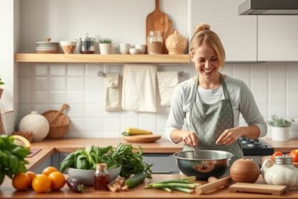 Konyhában alacsony FODMAP diétás ételek készítése