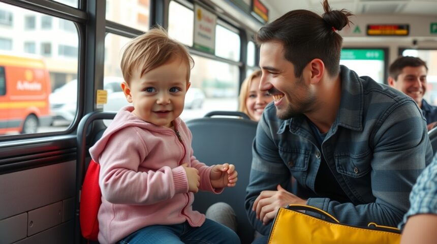A baba első buszos utazása: szabályok, tippek és kényelem 1 Baba első buszos utazása: kényelem és biztonság tippek.