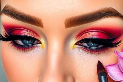 Színes smink kezdő sminkesek számára, hibátlan bőrápolás és technikák.