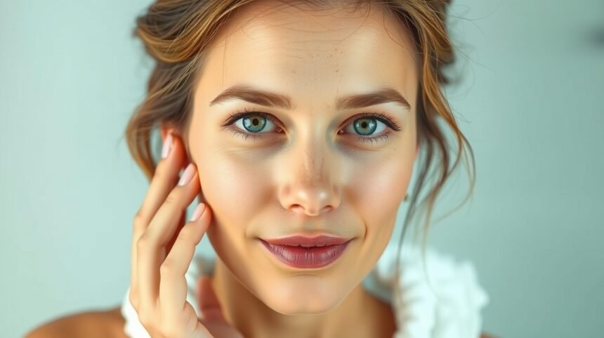 Fiatalos bőr hidratációval és arcmasszázzsal