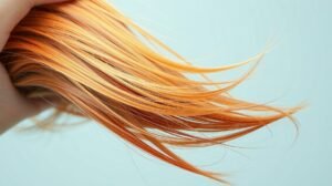 Illusztráció dús és egészséges hajról