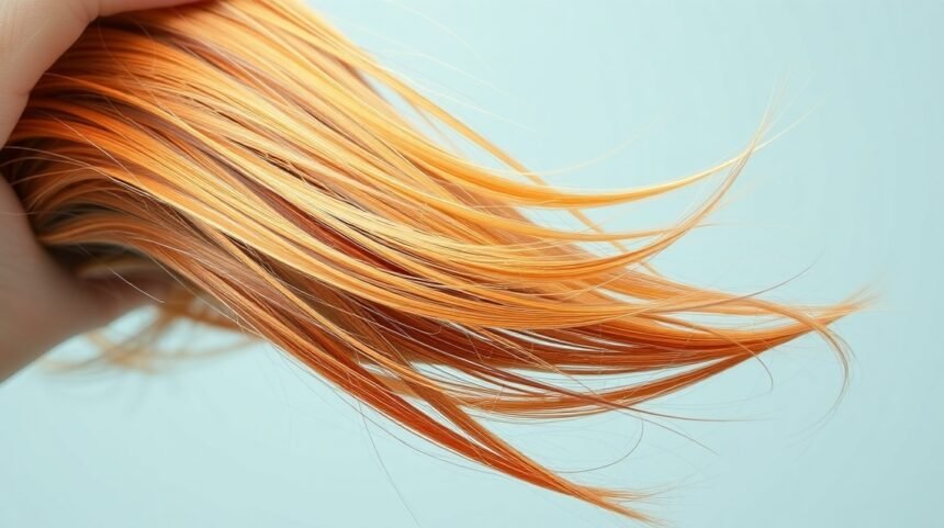 Illusztráció dús és egészséges hajról