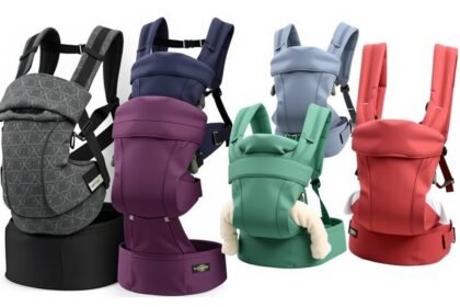 Különböző színű és típusú babahordozók összehasonlítása