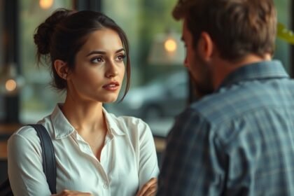 Női jelek a kapcsolatban: a nő arckifejezése sokat elárul.